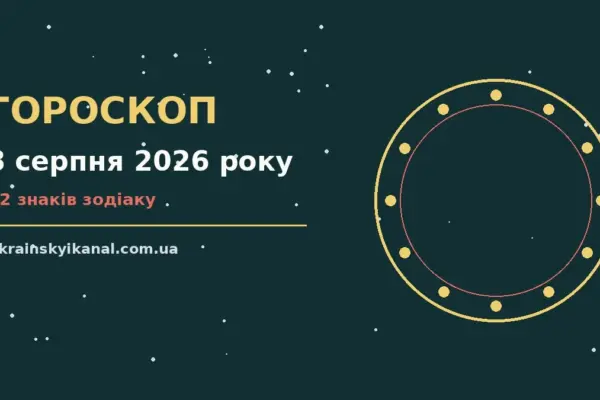 Гороскоп на 8 серпня 2026 року: час рішень для всіх знаків про події, зустрічі та вибір
