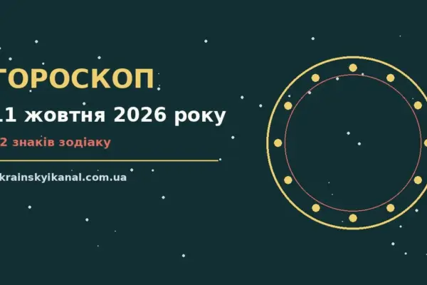 Гороскоп на 11 жовтня 2026 року: час рішень для всіх знаків про події, зустрічі та вибір