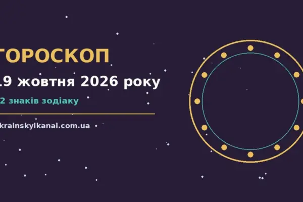 Гороскоп на 19 жовтня 2026 року: час рішень для всіх знаків про події, зустрічі та вибір